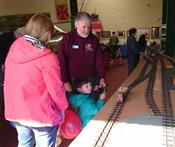 Dundee Transport Museum - Chris C oversees a trainee loco driver